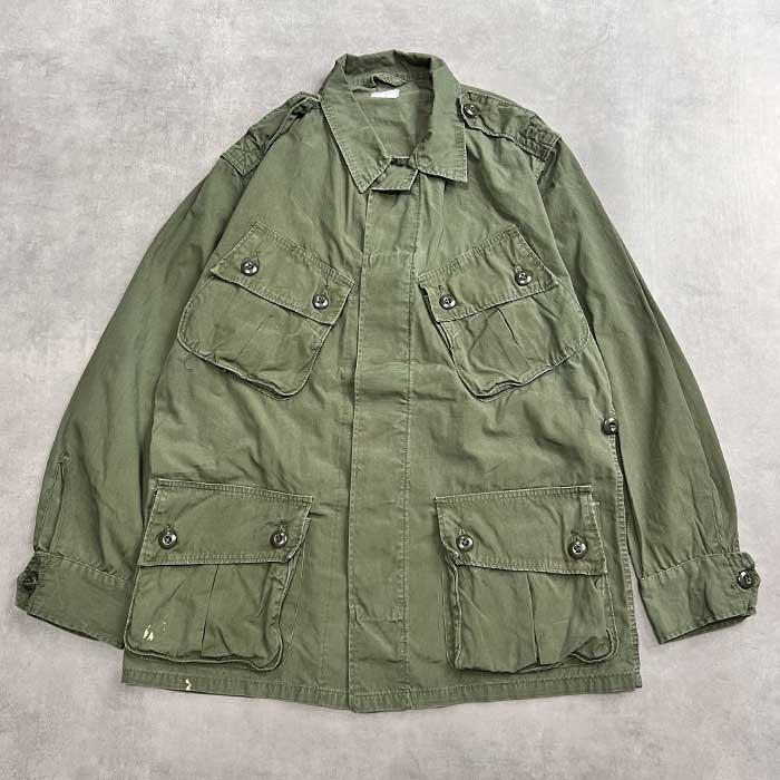 60's US ARMY 1st Jungle Fatigue Military Jacket SMALL-SHORT 60年代