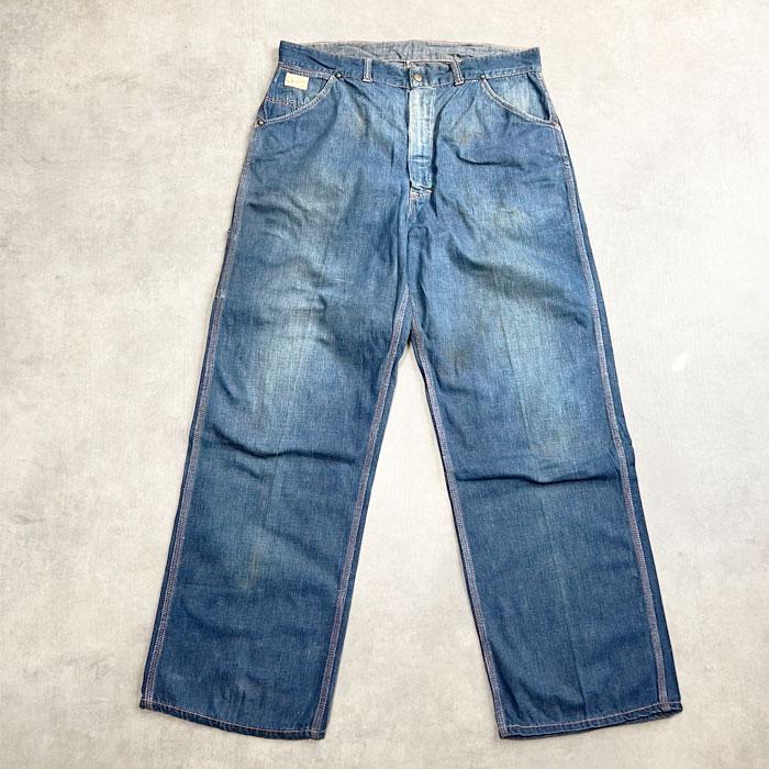 60'S THE BIG FAVORITE Denim Painter Pants W34/L30 60年代 デニム