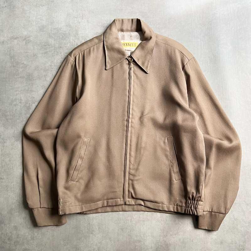 PENNEYS（ペニーズ） 50'S PENNEY'S Gabadine Jacket BROWN/40 50年代