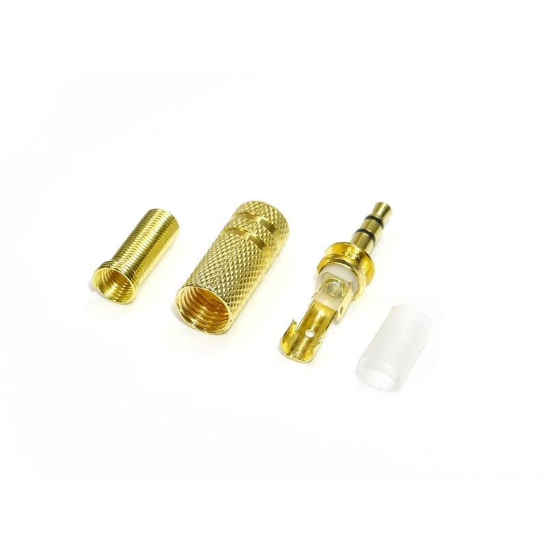 金メッキ3.5mmステレオミニプラグ (STEREO PLUG TYPE A) : NFJストア