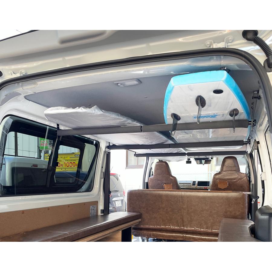 ハイエース [NKC] 200系ハイエースDX 凸スライドバー3本セット ボード