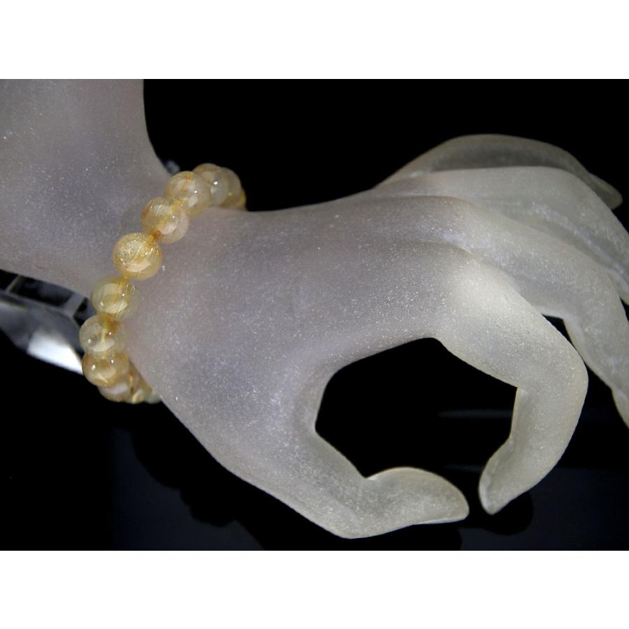 ゴールドルチルクォーツ ルチルクォーツ ブレスレット 9mm