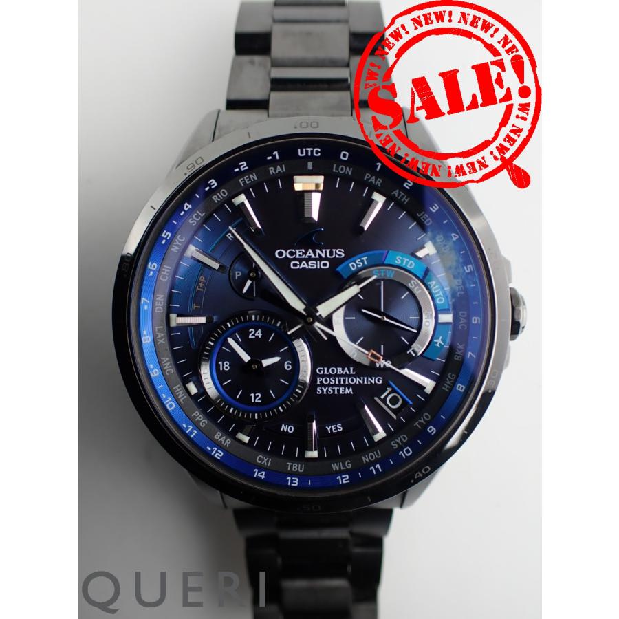 OCEANUS カシオ オシアナス チタンモデル ブルー文字盤 数量限定 OCW