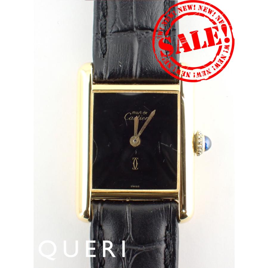 Cartier（カルティエ） マストタンク SM オニキス文字盤 手巻き 新品