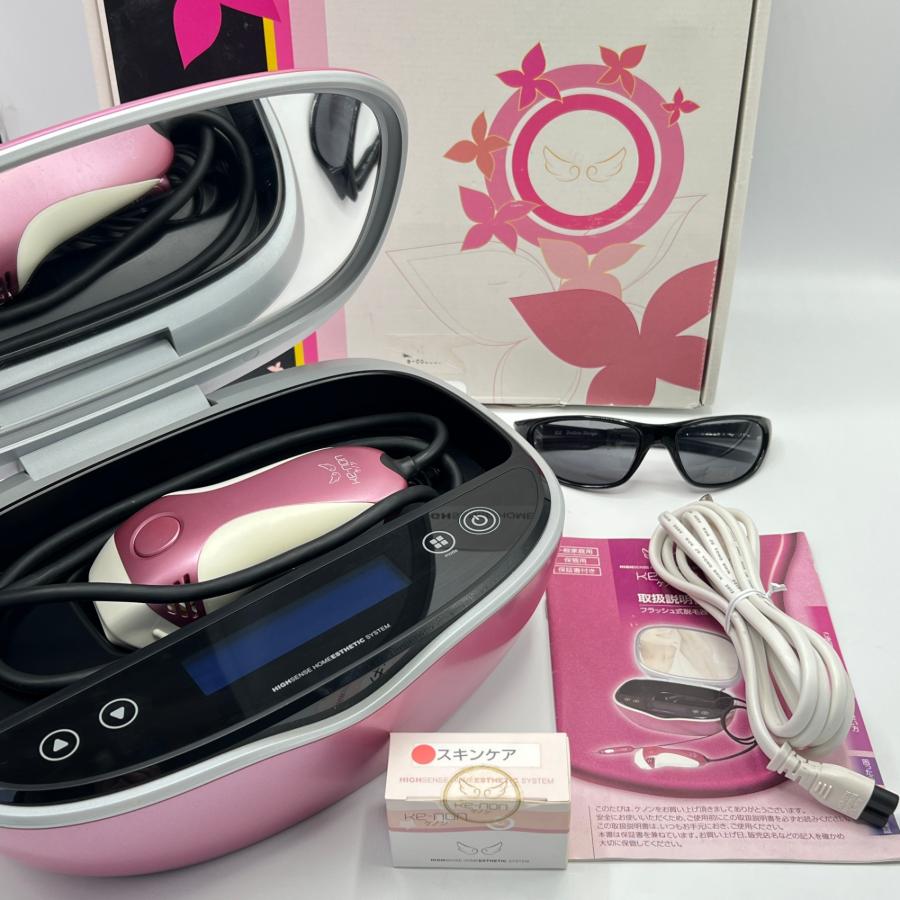 脱毛器 ケノン ver.8.0ラージ、プレミアム、スキンカートリッジ3種