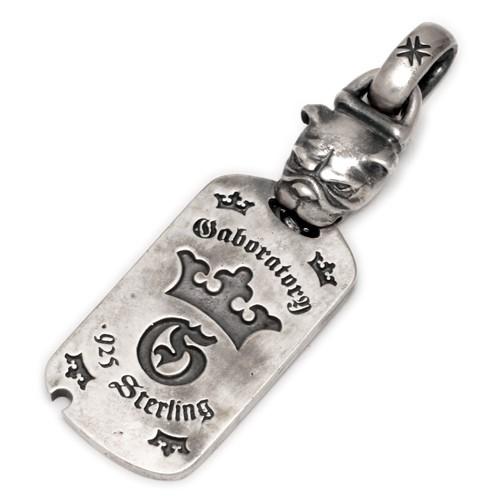 Gaboratory（ガボラトリー） ペンダント ブルドッグw/ドッグタグ DT-02