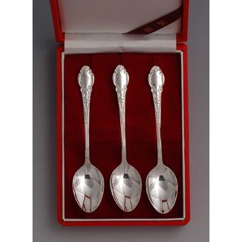 銀食器カトラリー「ニュークラウン」スプーン3本入り・銀製品・ : 銀