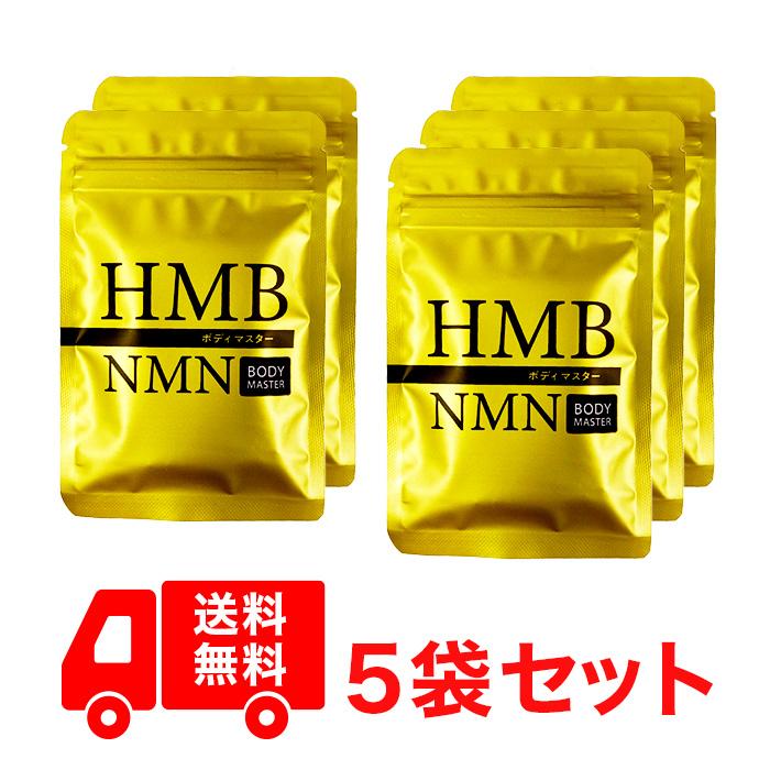 公式ショップ 正規品 5袋セット ボディマスター BODYMASTER HMB NMN