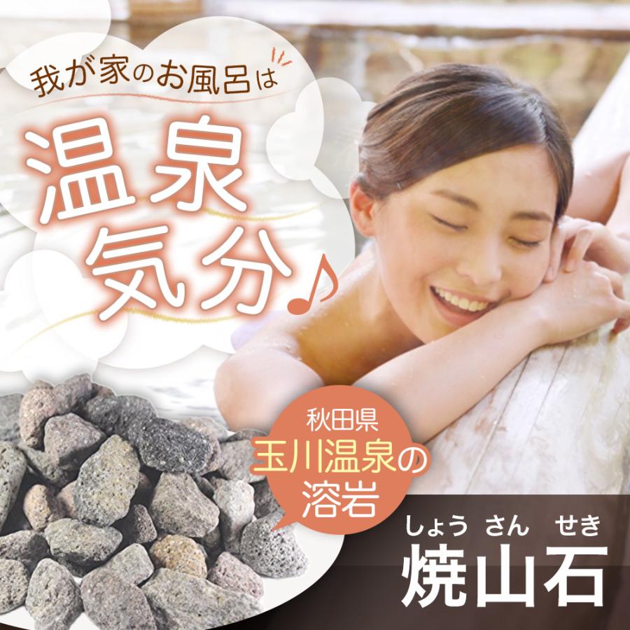 秋田 玉川温泉 湧出の核】 焼山石 1.5kg お風呂 マイナスイオン ホテル