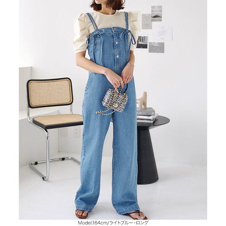 KOBE LETTUCE（神戸レタス） デニムパンツオールインワン レディース