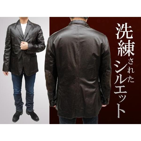 最高級本革ラムレザージャケット メンズ ラムレザージャケット