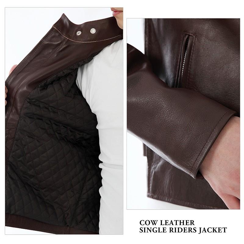 レザージャケット 本革 革ジャケット ライダースジャケット シングル