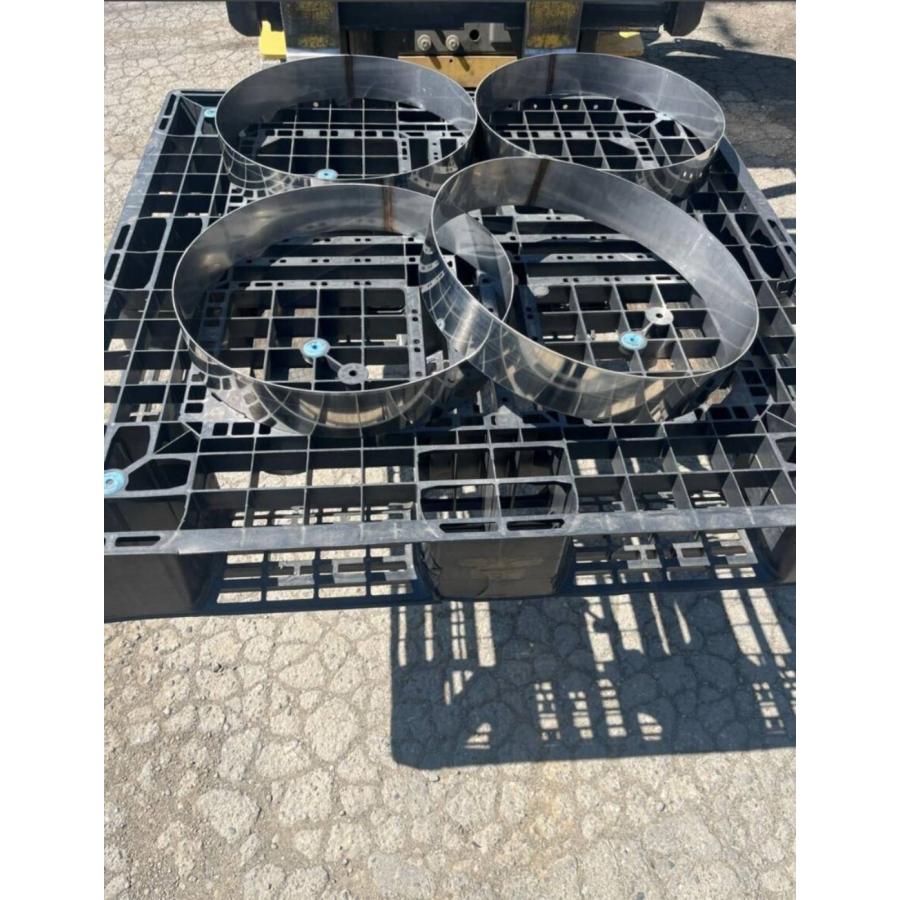 ホイールマーカーリング 19.5インチ用 直径450mm ステンレス製 4枚