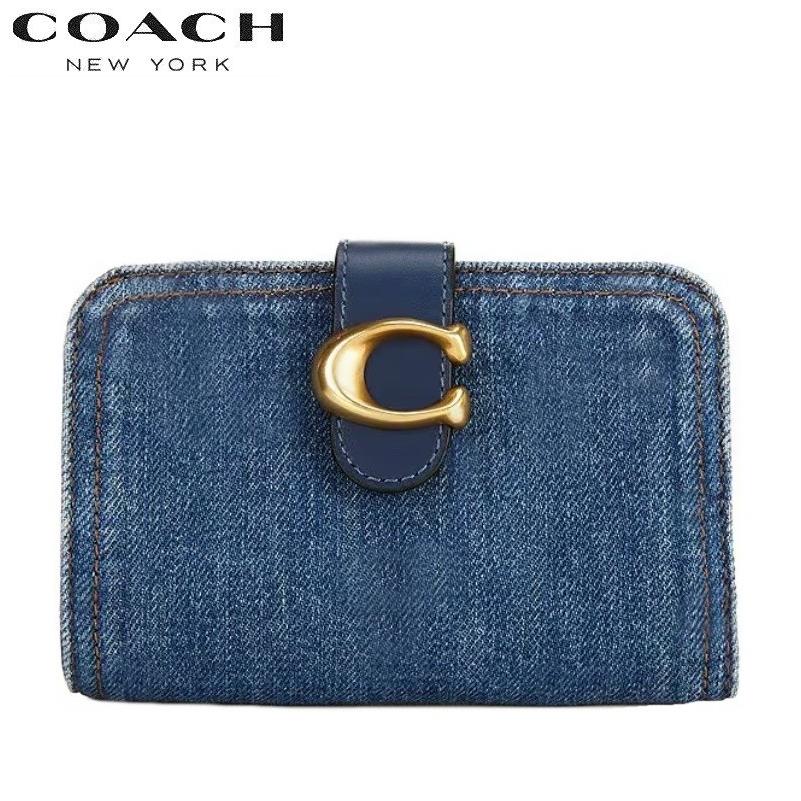 COACH（コーチ） 新作セール 二つ折り財布 デニム 財布 カードケース