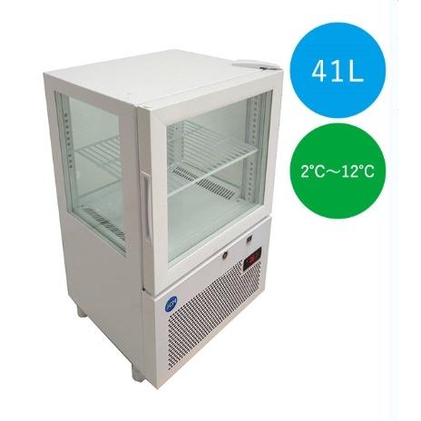 【美品、保証残有】JCMS-41　4面ガラス 卓上冷蔵ショーケース （片面扉） 楽天市場】JCM 4面ガラス 冷蔵ショーケース （片面扉） JCMS-41 業務用