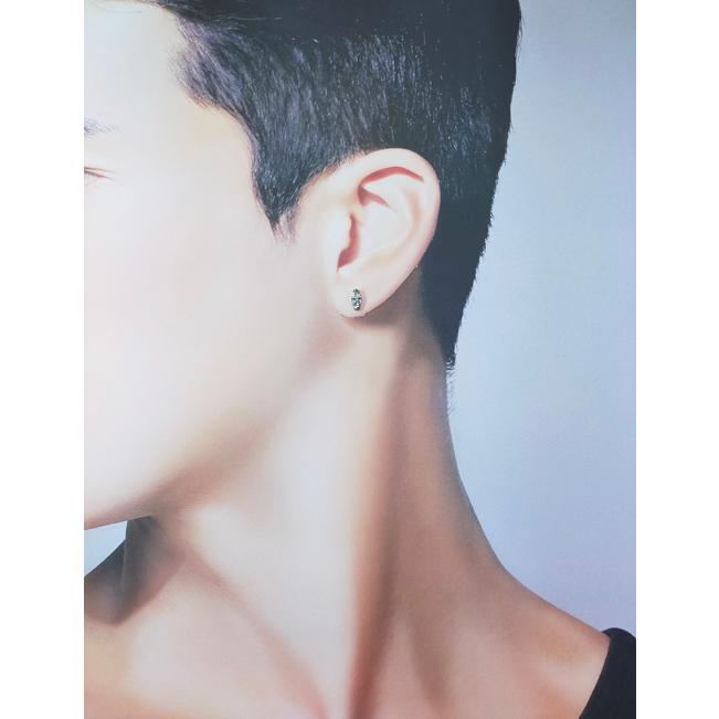 片耳用 ピアス マーキス カット 天然ダイヤモンド 0.322ct（H/SI-2