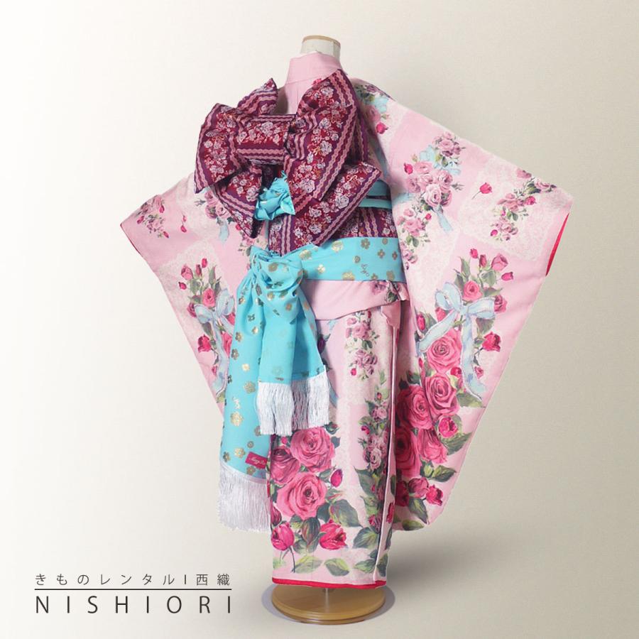 NISHIORI Mezzo Piano レンタル商品 7歳の七五三 女の子 四つ身 着物