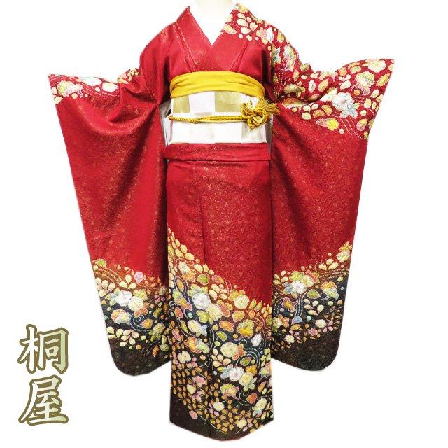 振り袖 フルセット 別誂長襦袢 成人式 翠山工房 辻ヶ花 金彩加工 桐屋