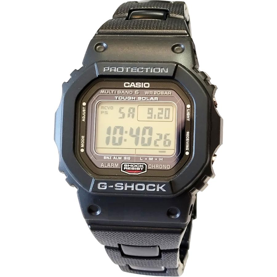 G-SHOCK 爆買 カシオ純正メタルコアバンドを装着したGW-5000Uの