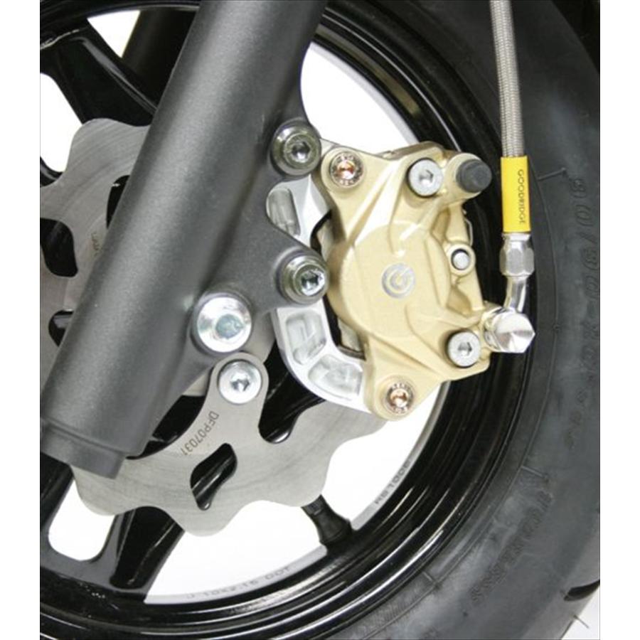 バイク アクティブ キャリパーサポート ブレンボ2P SLV アドレスV125