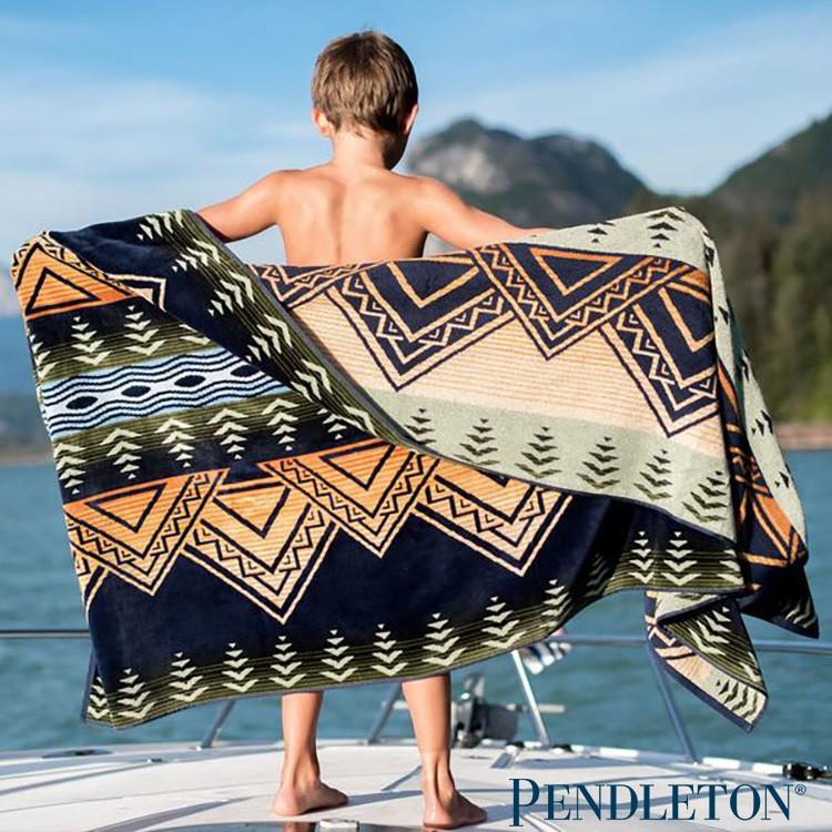 爆買 PENDLETON ペンドルトン ブランケット 157cm×178cm ジャガード
