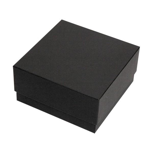 ギフトボックス）コフレ 貼箱150角 ブラック/40枚入（EE-377） : 箱の