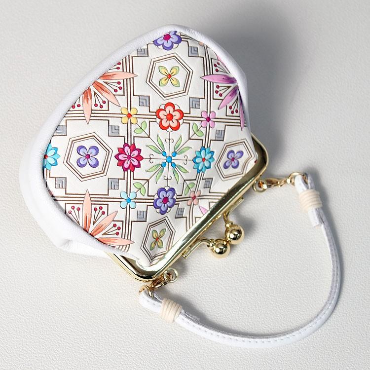 コインケース がま口 浅草文庫 財布 お種銭付 友禅染 手紐付 小銭入れ