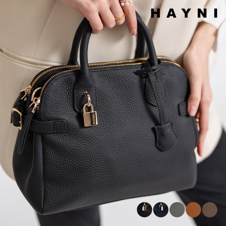 HAYNI（ヘイニ） 爆買 本革 ショルダーバッグ ハンドバッグ 入学式
