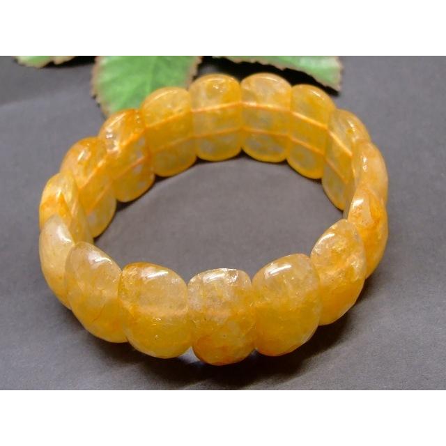 g3-34R 12x25mm AAAシトリン バングル ブレスレット 内径19cm 送料無料