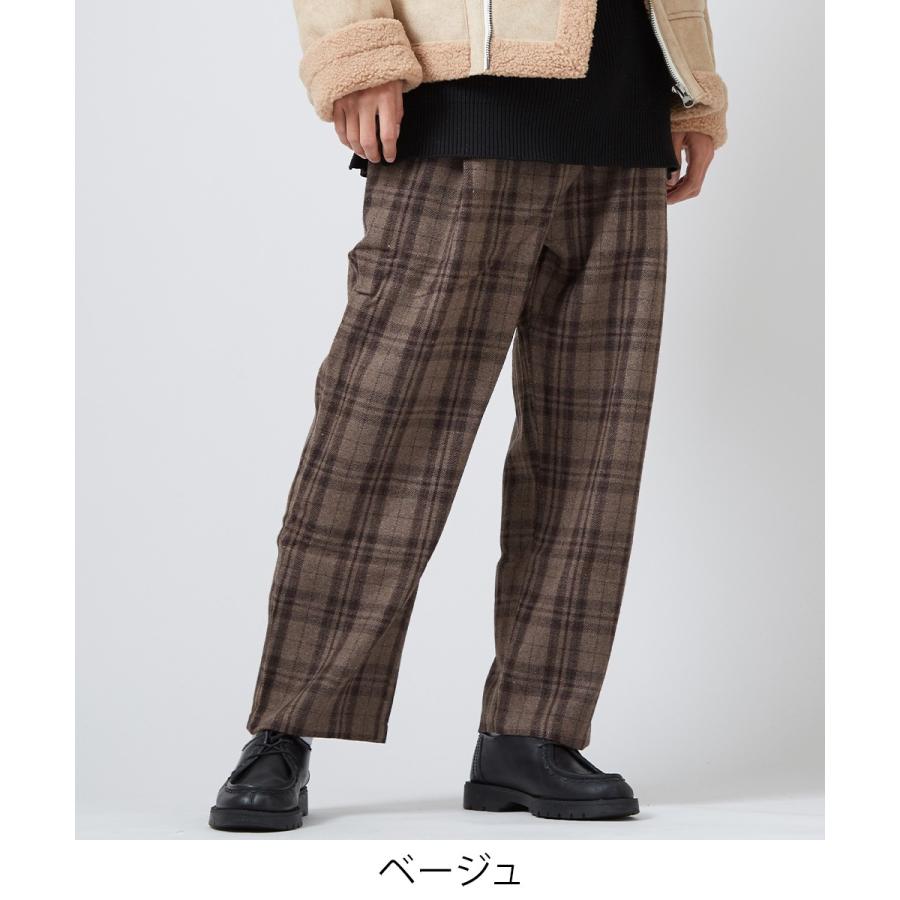 improves（インプローブス） ウールパンツ メンズ ワイドパンツ