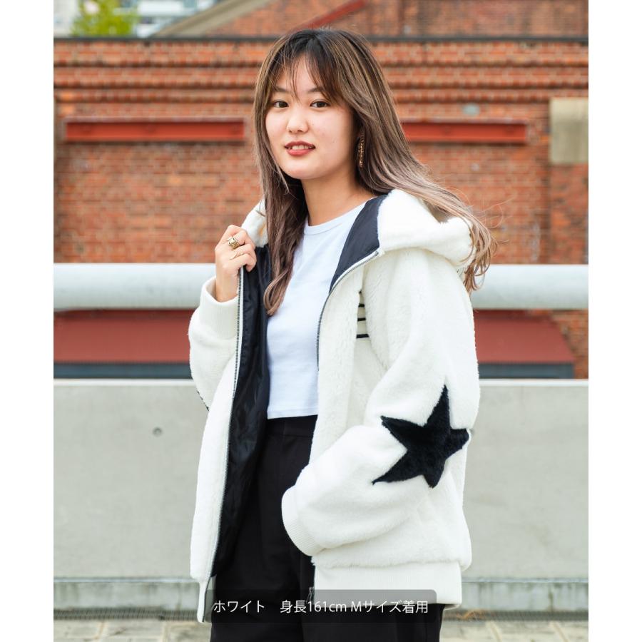 V12 レディース ファージャケット ゴルフ 星ワッペン V12 レディース