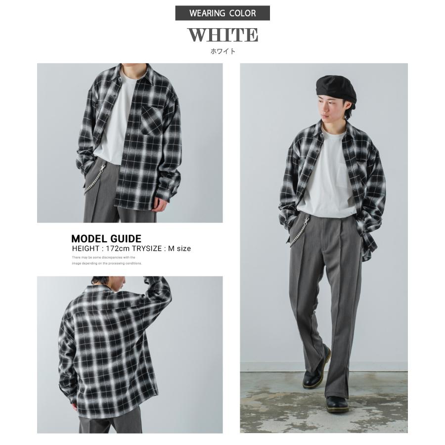 improves（インプローブス） 長袖シャツ メンズ オンブレ チェック