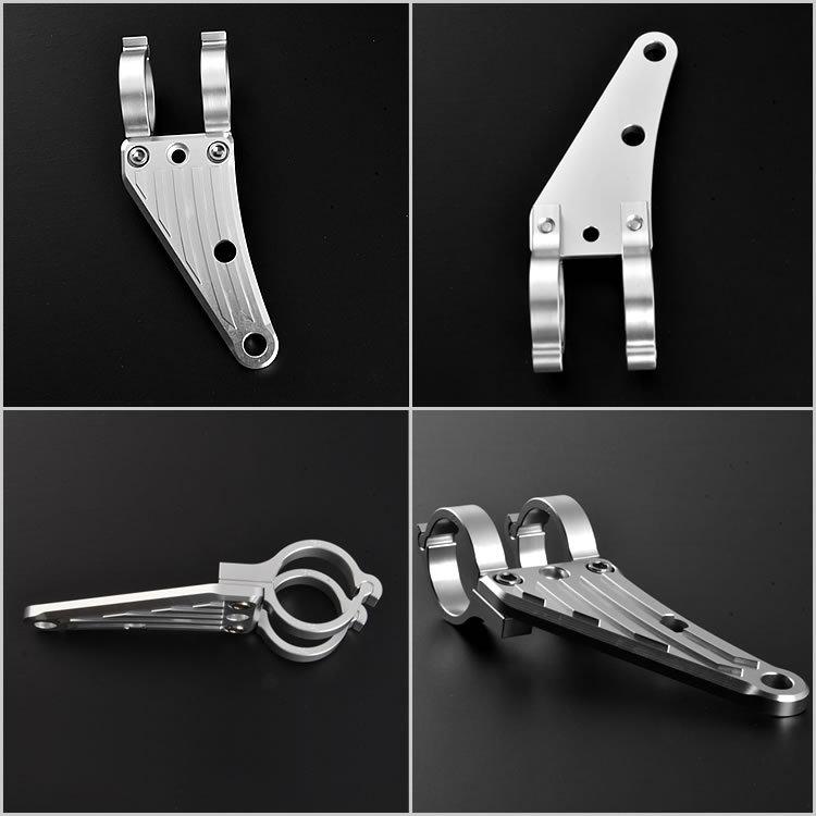 バイク CBX400F アルミ削り出し ヘッドライトステー フロントフォーク