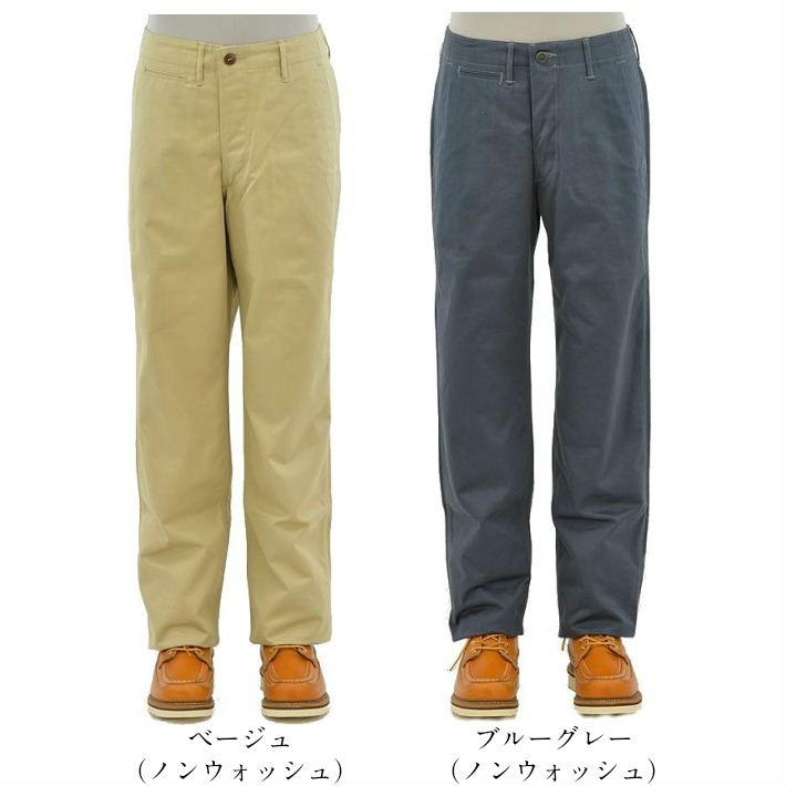 WAREHOUSE（ウエアハウス） Lot.1082 チノパン ボタンフライ ノン
