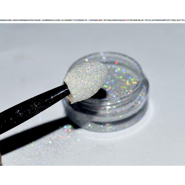 ラメパウダー ラメグリッター シルバー 5g ラメフレーク ケース入り