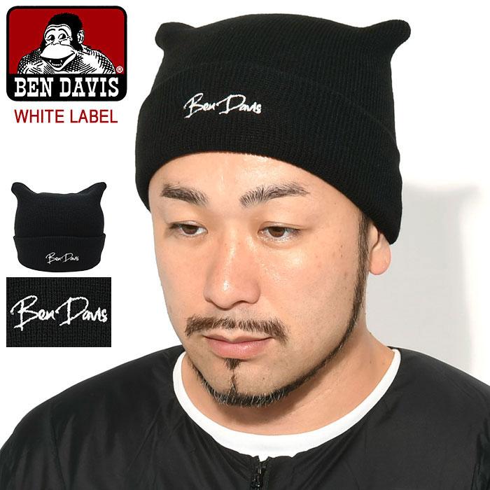 BEN DAVIS/WHITE LABEL ベンデイビス ニット帽 DAVIS ネコミミ ニット