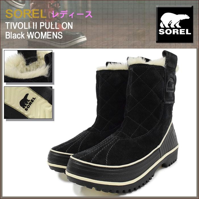 SOREL（ソレル） ブーツ レディース 女性用 ティボリ 2 プルオン Black