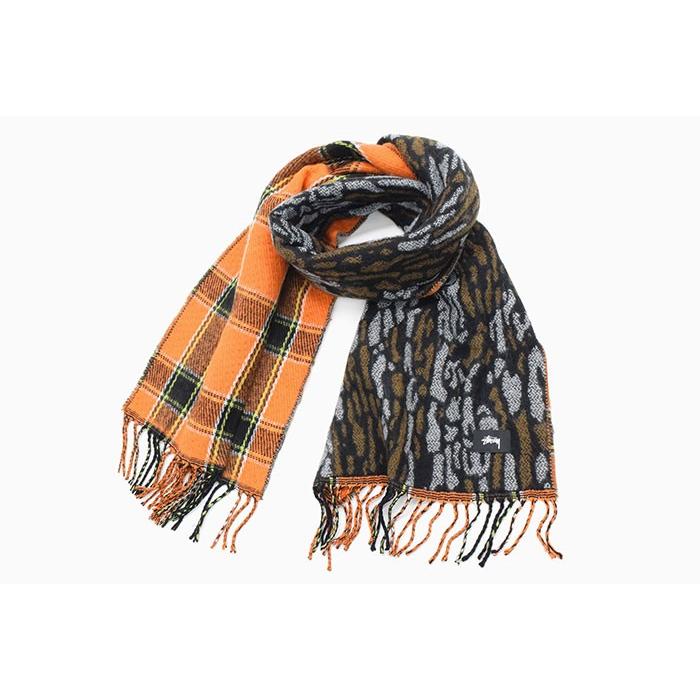STUSSY（ステューシー） マフラー メンズ Tree Bark Wool ( stussy