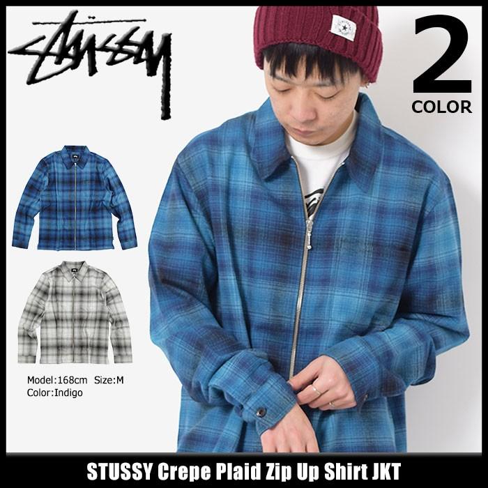 STUSSY（ステューシー） ジャケット メンズ Crepe Plaid Zip Up Shirt