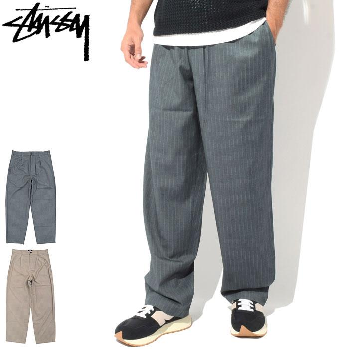 STUSSY（ステューシー） パンツ メンズ Striped Volume Pleated