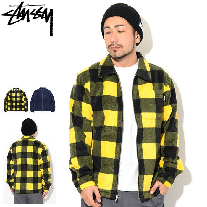 STUSSY（ステューシー） ジャケット メンズ Polar Fleece Zip Up Shirt