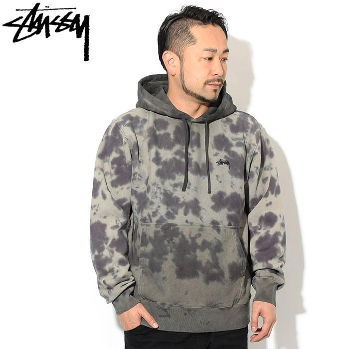 STUSSY（ステューシー） プルオーバー パーカー メンズ Crystal Wash