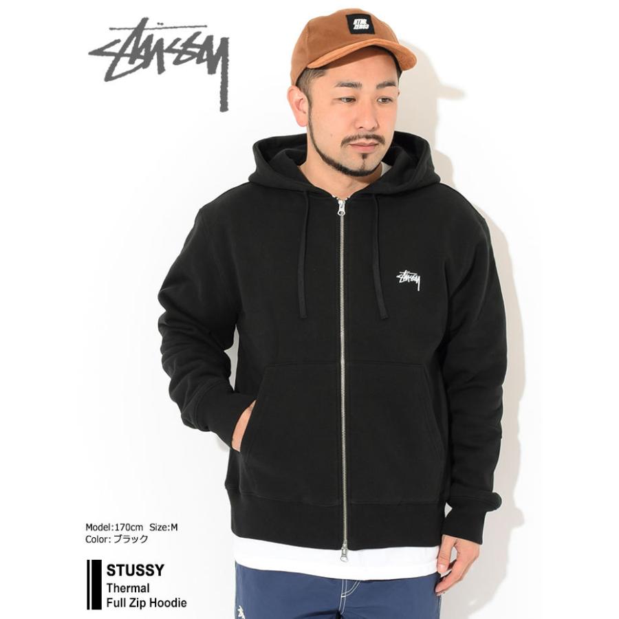 STUSSY（ステューシー） パーカー ジップアップ メンズ 21SP Thermal