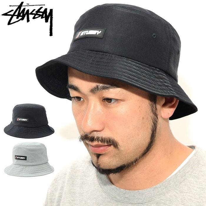 STUSSY（ステューシー） バケット ハット STUSSY Nylon Rubber Patch