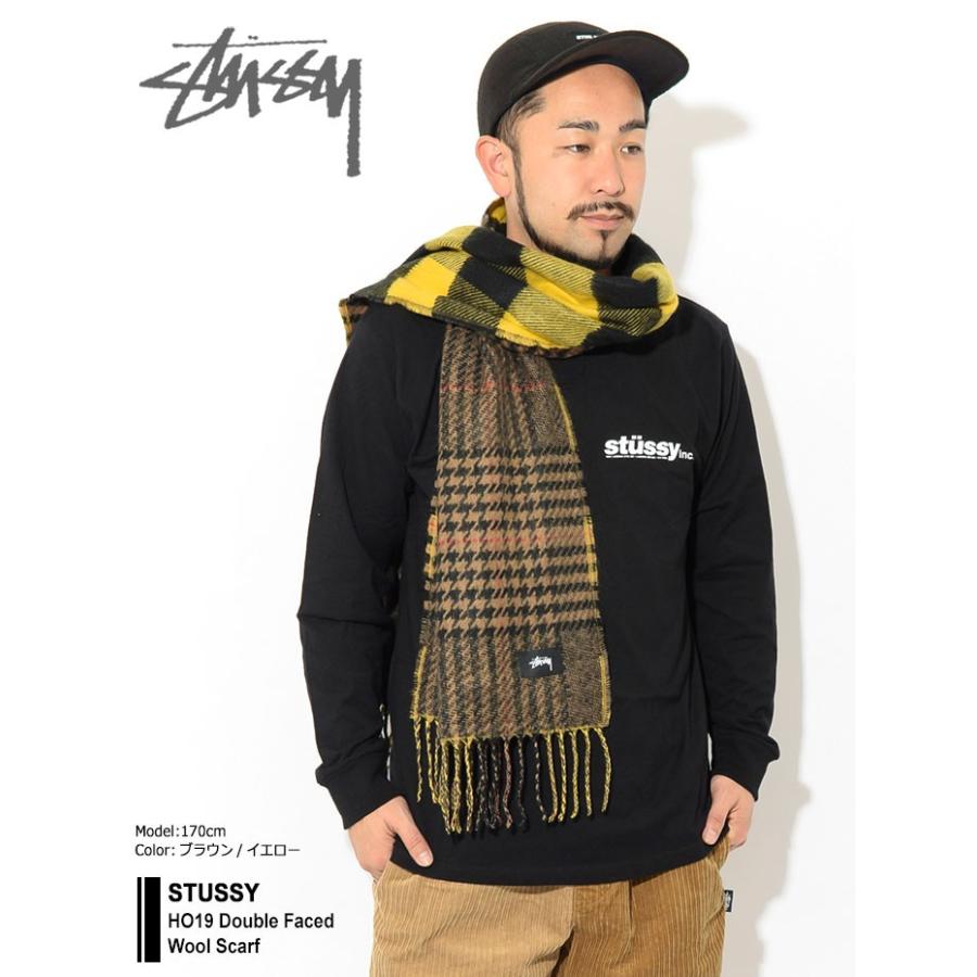 STUSSY（ステューシー） マフラー メンズ HO19 Double Faced Wool