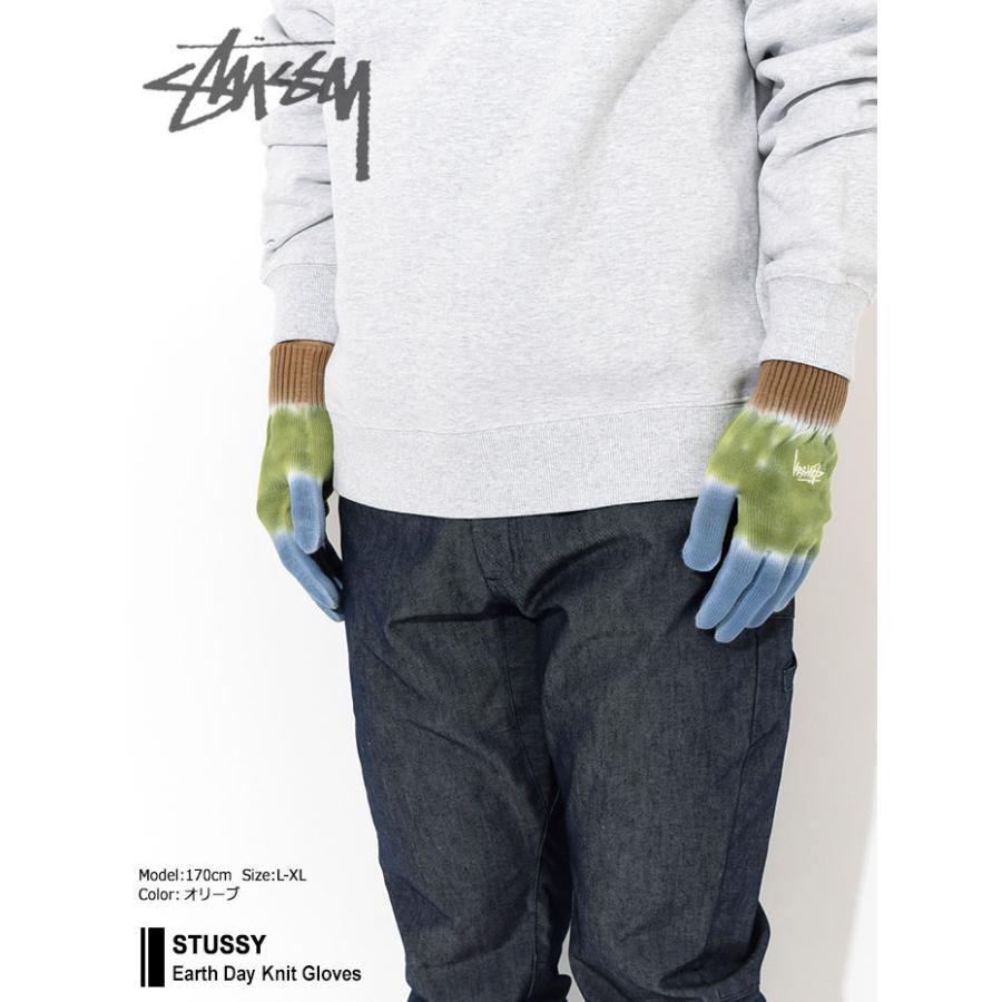 STUSSY（ステューシー） 手袋 メンズ Earth Day Knit ( stussy glove