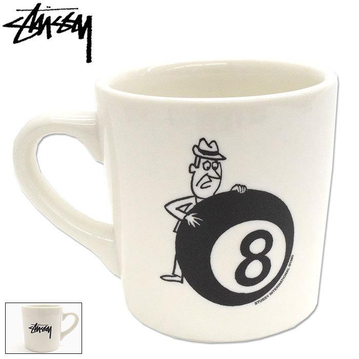 STUSSY（ステューシー） マグカップ STUSSY Behind The 8 Ball Ceramic