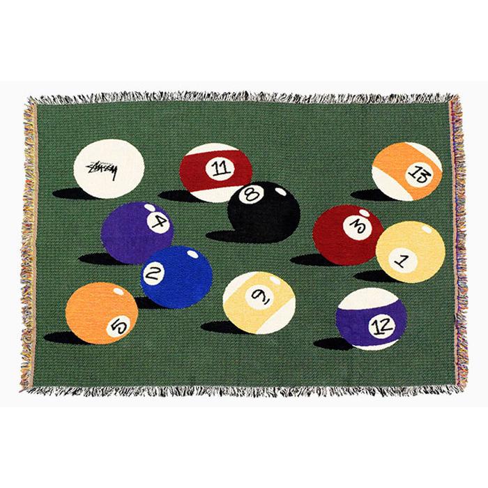 STUSSY（ステューシー） ブランケット STUSSY Billiards Tapestry
