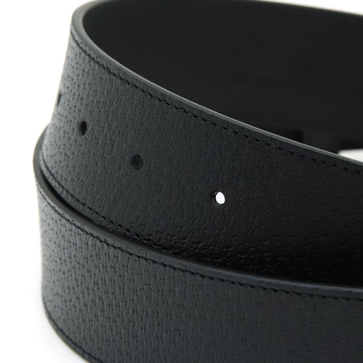 ダブルG グッチ ベルト メンスベルト GGマーモント Gバックル ブラック