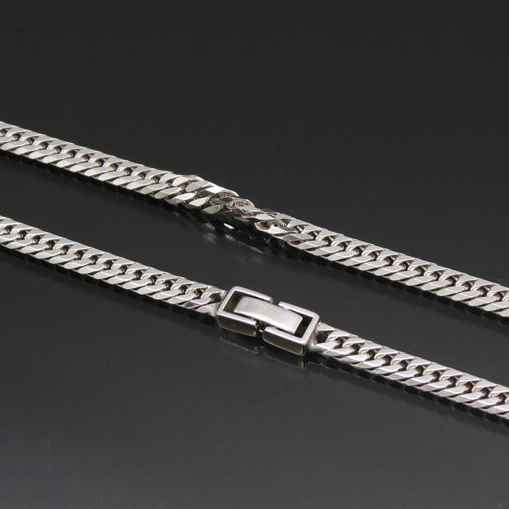 喜平ネックレス シルバー 喜平チェーン シルバー925 6面ダブル 25g